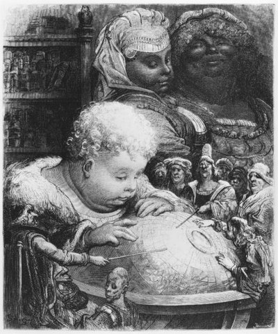 Education of Gargantua, illustration from 